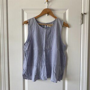 Cloth & Stone Chambray Peplum Tank